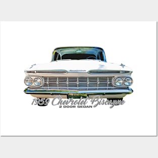 1959 Chevrolet Biscayne 2 Door Sedan Posters and Art